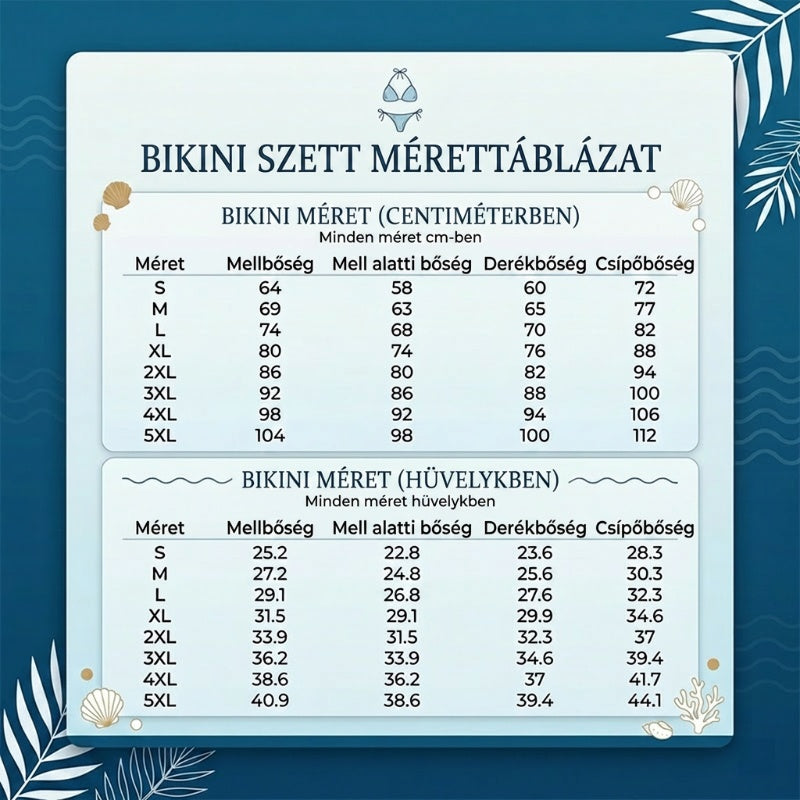 Lenyűgöző nyári strandbikini-szett – színekkel kontrasztos és csíkos mintával