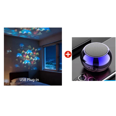 ✨Dinamikusan forgó LED projektor lámpa