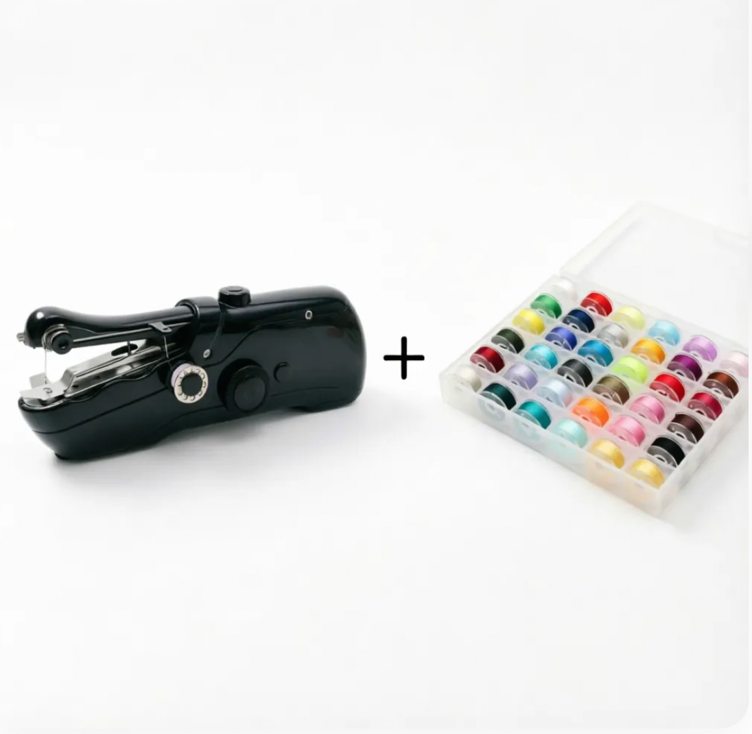 ✨ Mini elektromos varrógép – Kompakt, egyszerű & azonnal működik! Ideális javításokhoz, DIY projektekhez és kezdőknek! 🏠🧵