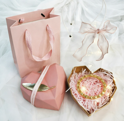 💖Elegáns, szív alakú láncszemekből álló karkötő – romantikus, kifinomult kialakítás ✨