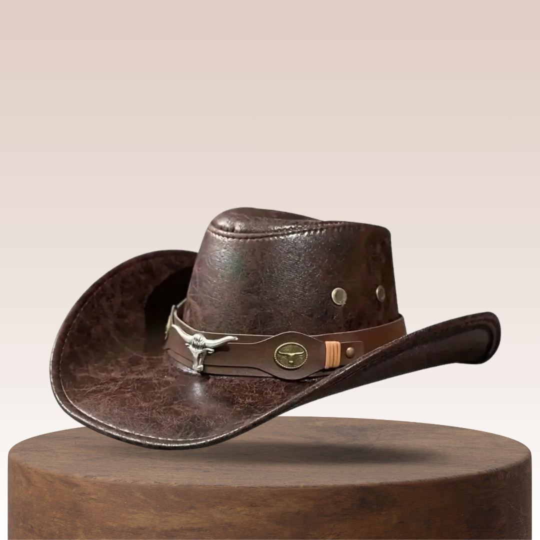 🤠 Vintage Cowboy Kalap – Ikonikus Vadnyugati Stílus, UV-védelem és Nyári Kényelem
