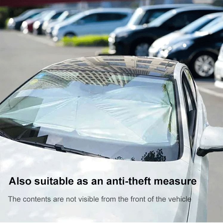 ☀️🚘 Prémium összecsukható autós napellenző – védd autódat a forróságtól és az UV-sugaraktól