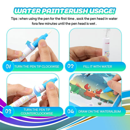 🌹 VÁSÁROLJ 1 KAPSZ 1 INGYEN 🎁✨️ Varázslatos Vízfesték Könyv 🧠