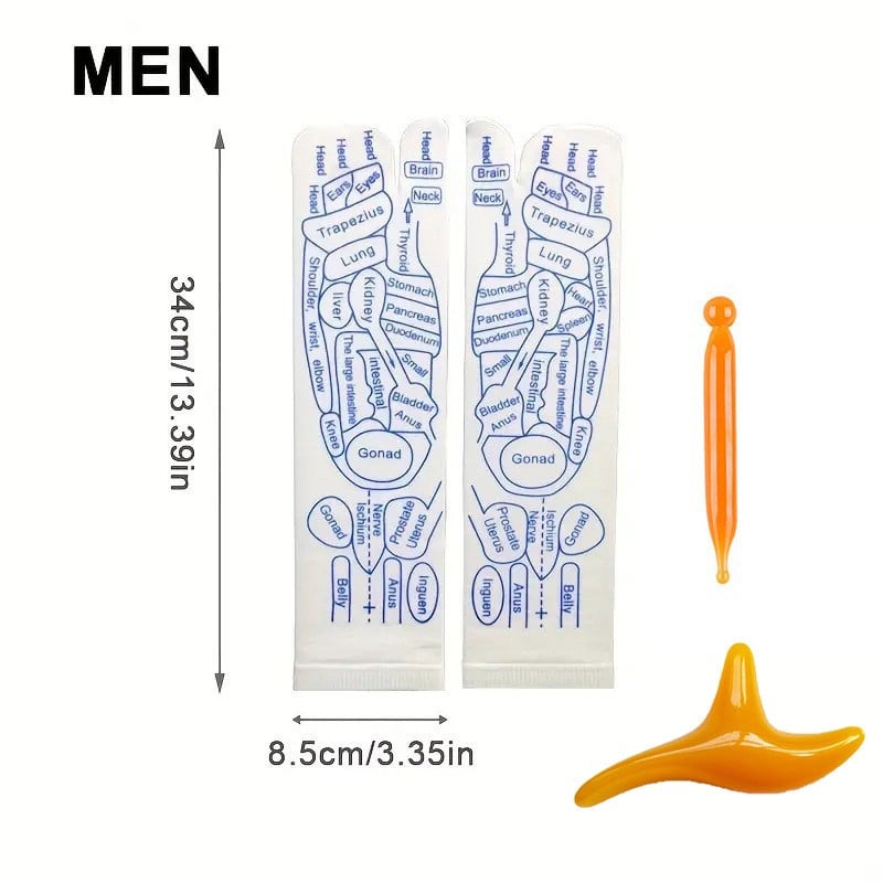 🔥Forró eladás🔥Reflexology Chart zoknik