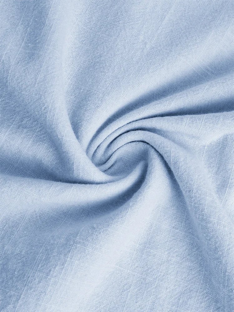 【S-3XL】👔Férfi pamut lenvászon alkalmi hosszú ujjú ing