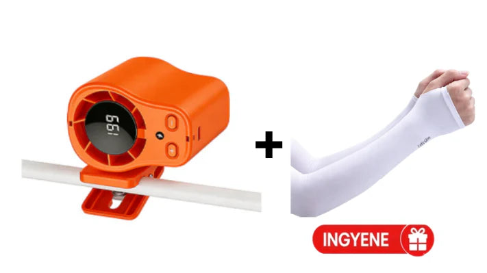 🚗 Élvezze a hűs vezetést – Hordozható LED-es autóventilátor intelligens kijelzővel – Utánvétes 💨🌬️