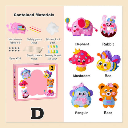 【✨Kézzel készített DIY】🧸DIY varrókészlet gyerekeknek