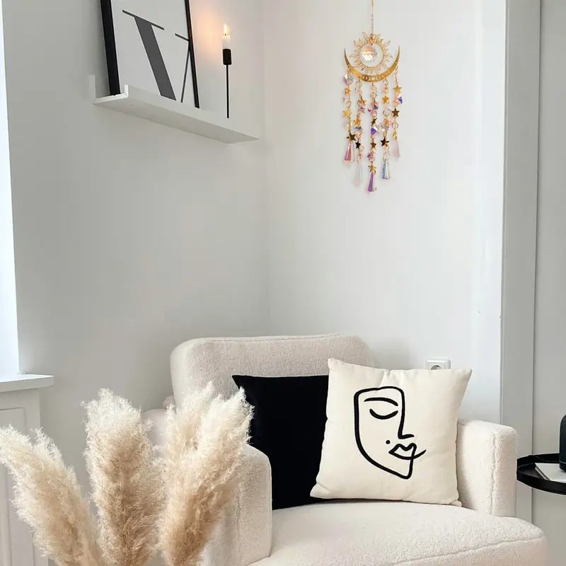 💫Kristály napellenző, Kültéri ablak dekoráció hálószoba udvar kert