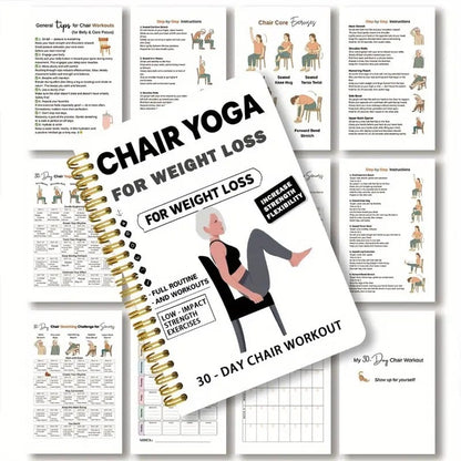 🧘‍♀️✨ 30 napos székes jóga program – gyakorlati napló és lépésről lépésre szóló útmutató