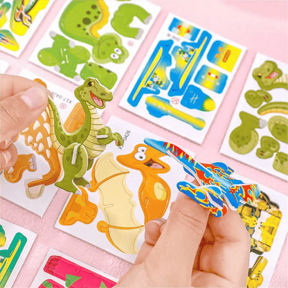 3D-s puzzle-k rajzfilmfigurákkal 🦖 – fejleszti a kézügyességet és a logikai gondolkodást