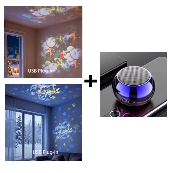 ✨Dinamikusan forgó LED projektor lámpa