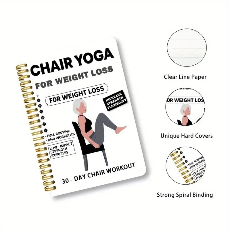 🧘‍♀️✨ 30 napos székes jóga program – gyakorlati napló és lépésről lépésre szóló útmutató