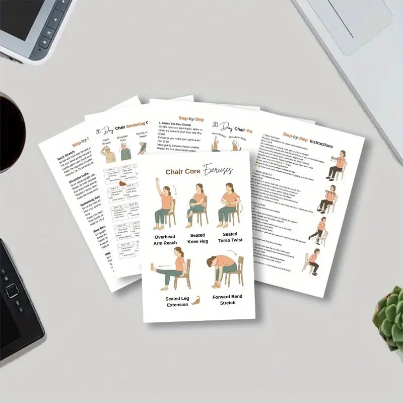 🧘‍♀️✨ 30 napos székes jóga program – gyakorlati napló és lépésről lépésre szóló útmutató