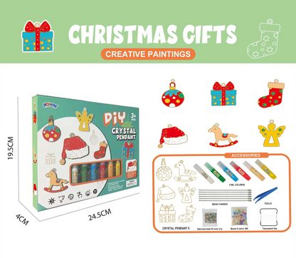 🎅Karácsonyi ajándék🎁DIY Kristályfesték kézműves készlet