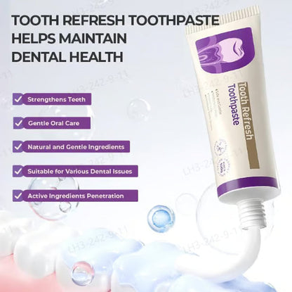 😁🦷 Crean természetes összetevőkből készült fogkrém – 🎁 Ajándék: 3 Fejes Fogkefe! 💖