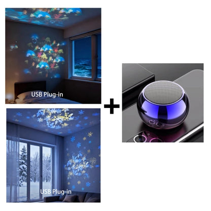 ✨Dinamikusan forgó LED projektor lámpa