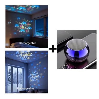 ✨Dinamikusan forgó LED projektor lámpa