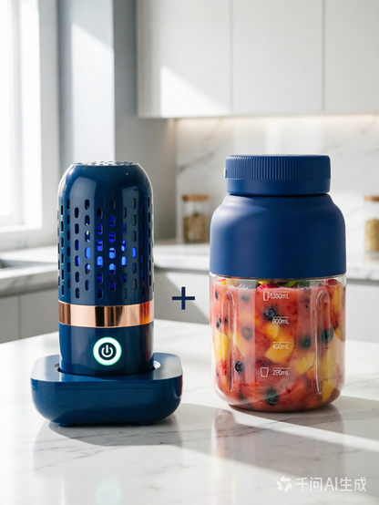 🍎💧 Intelligens tisztító készülék gyümölcsökhöz és zöldségekhez – Tisztább, biztonságosabb élelmiszerek 🥬