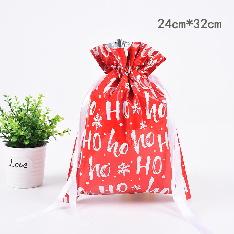 🎅Karácsonyi ajándékzsákok zsinórral (biológiailag lebontható)