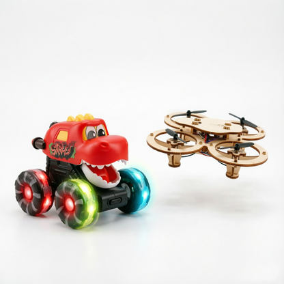 ✈️⚡ Fa összeállítható távirányítású repülőgép, drónmodell