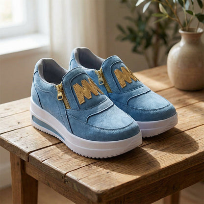👍 Női alkalmi platform Slip-on ortopédiai cipők 👞 | Kényelmes és stílusos viselet egész nap