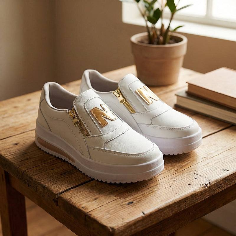 👍 Női alkalmi platform Slip-on ortopédiai cipők 👞 | Kényelmes és stílusos viselet egész nap