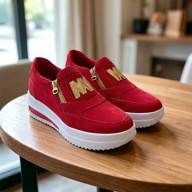 👍 Női alkalmi platform Slip-on ortopédiai cipők 👞 | Kényelmes és stílusos viselet egész nap