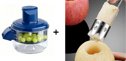 🔥🍊Átlátszó elektromos gyümölcs- és zöldséghámozó