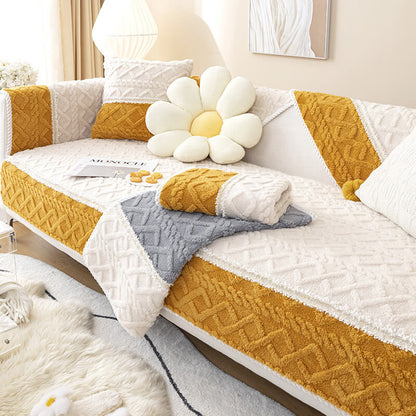 🛋️Szép ajándék – Csúszásgátló flüss kanapéhuzat🧵