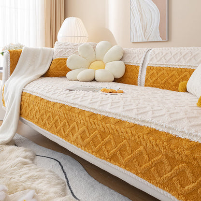 🛋️Szép ajándék – Csúszásgátló flüss kanapéhuzat🧵