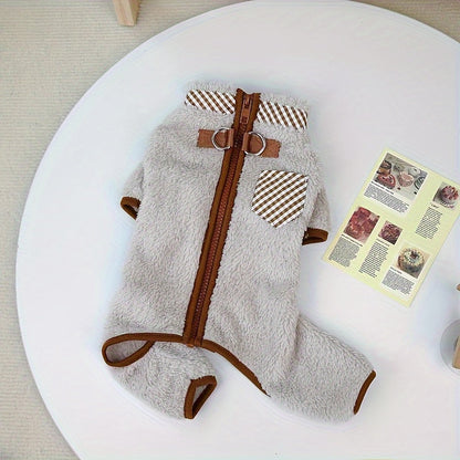 🐶A dupla gyűrűs, gombos termikus ruházat🐾