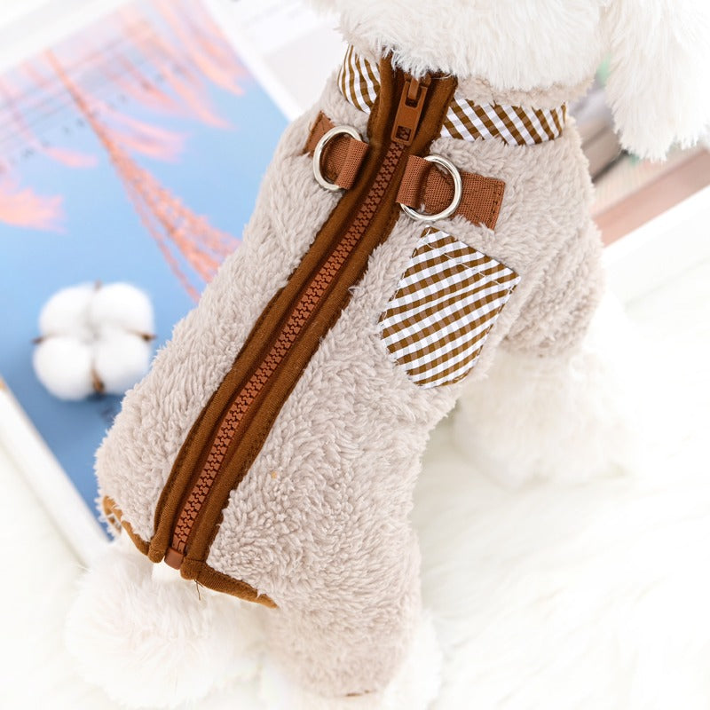 🐶A dupla gyűrűs, gombos termikus ruházat🐾