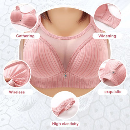 Wygodny biustonosz bez drutów w rozmiarze plus