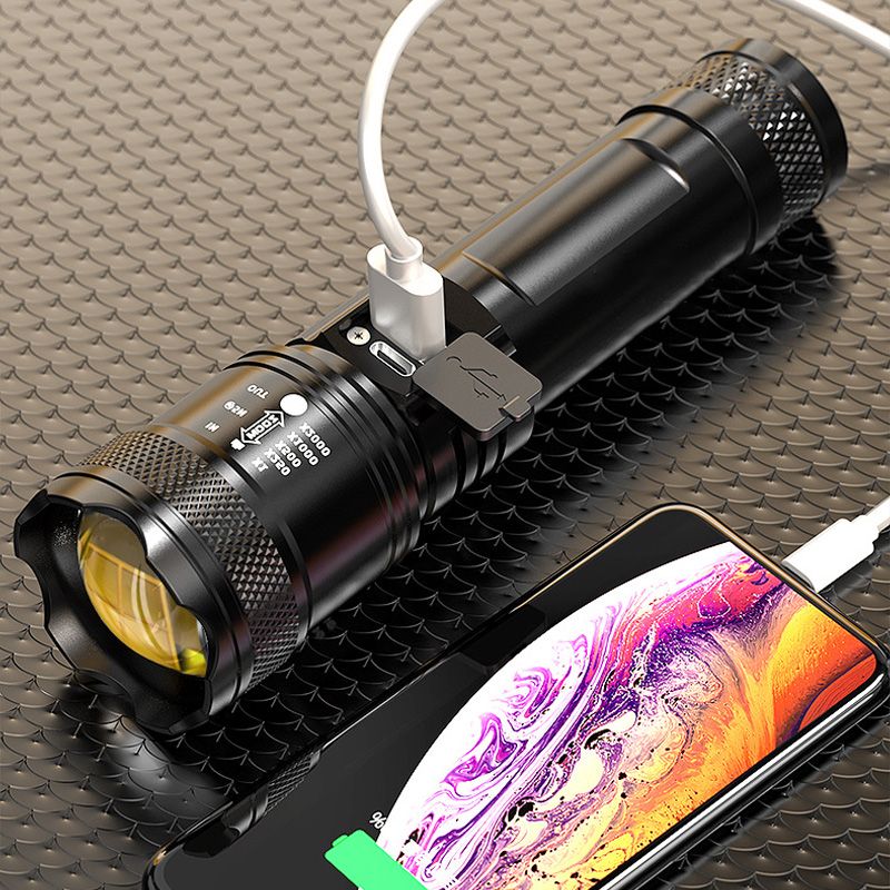 🔦☀️ Szuper erős zseblámpa zoommal