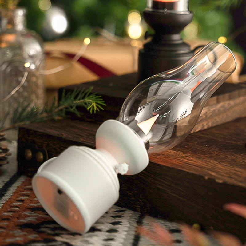 👍 Vintage paraffin lámpa LED technológiával és elektronikus gyertyatartó hintával💥