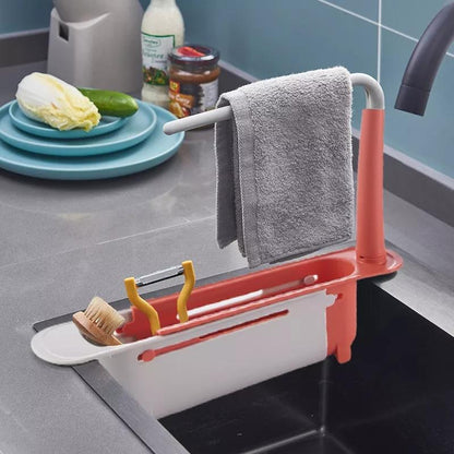 ✨ Kihúzható Konyhai Tároló Rács | Mosogató Alatti Rendszerezés és Könnyű Hozzáférés👩‍🍳💕