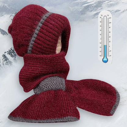 Női szélálló sapka fülvédővel