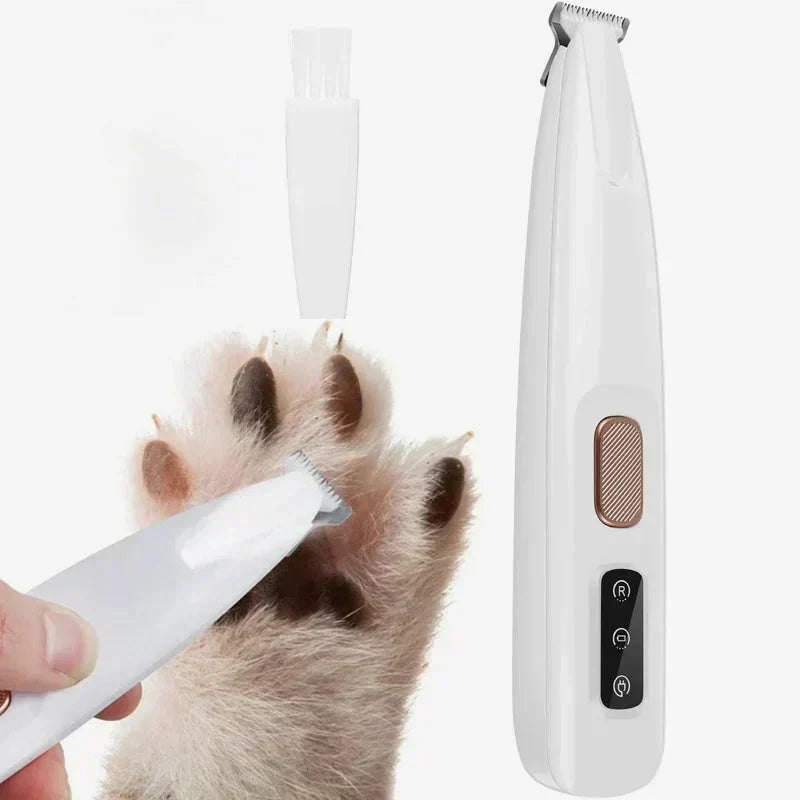 🐱Újratölthető vízálló állatnyíró - LED-es világítással