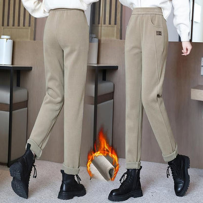 🔥👖NŐI PÁRNÁZOTT KARCSÚSÍTÓ MAGAS DEREKÚ KORDBÁRSONY NADRÁGOK