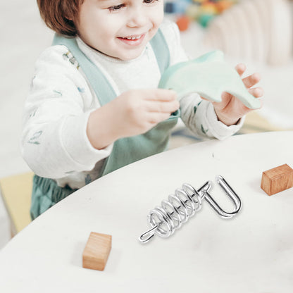 👶 Fémhuzal-puzzle - Oktató és szórakoztató 🧠💡