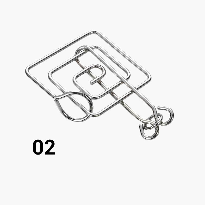 👶 Fémhuzal-puzzle - Oktató és szórakoztató 🧠💡