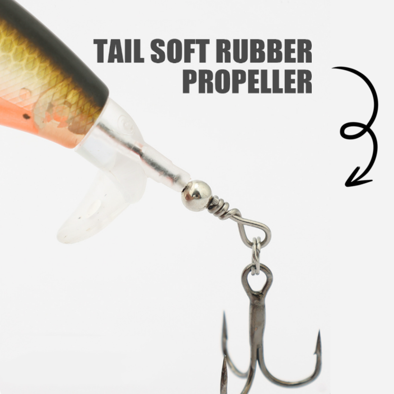 🐠6.5g propeller felszíni csali bionikus halhorog🎣