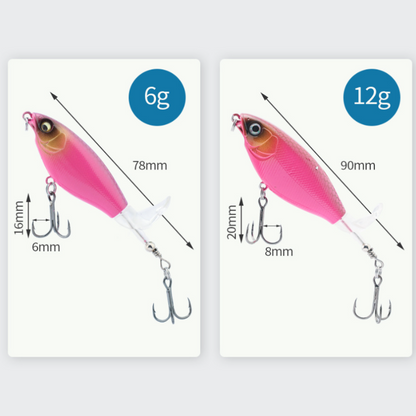 🐠6.5g propeller felszíni csali bionikus halhorog🎣