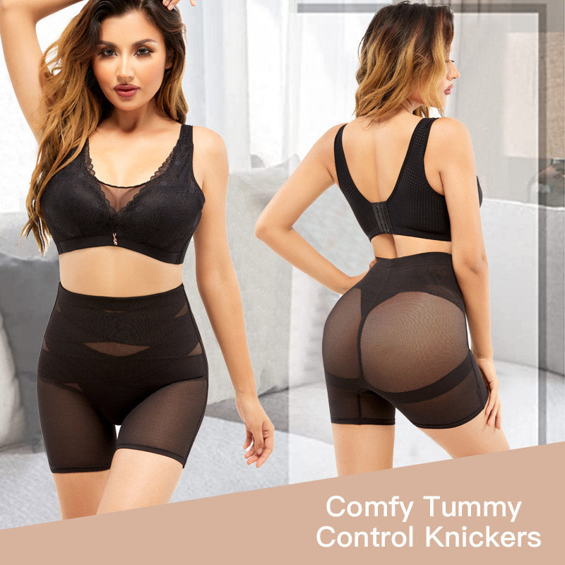 🔥Magas derék Tummy Control Butt-Lifting Shapewear Panty magas deréktájon