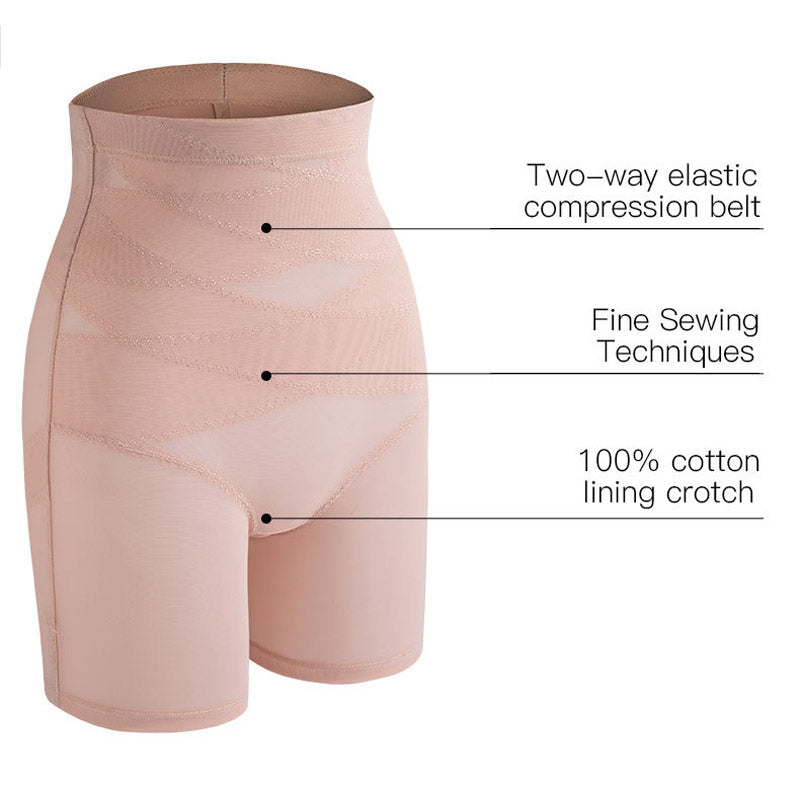 🔥Magas derék Tummy Control Butt-Lifting Shapewear Panty magas deréktájon