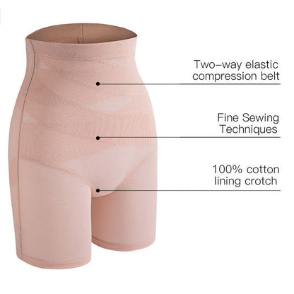 🔥Magas derék Tummy Control Butt-Lifting Shapewear Panty magas deréktájon