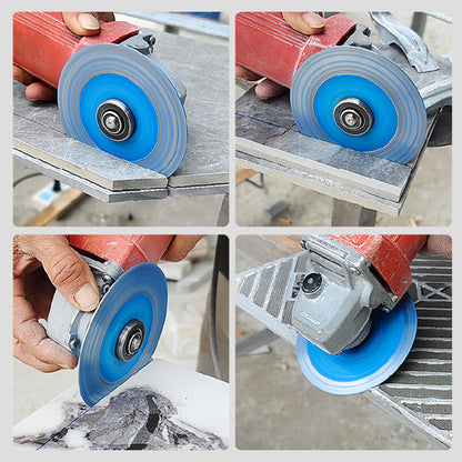 Ultra-high hardness cutting discs suitable for ceramic and tile cutting
