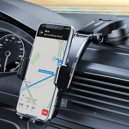📱🚗 Többfunkciós autós mobiltelefon-tartó erős tapadókoronggal – stabil és állítható