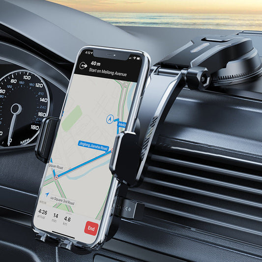 📱🚗 Többfunkciós autós mobiltelefon-tartó erős tapadókoronggal – stabil és állítható