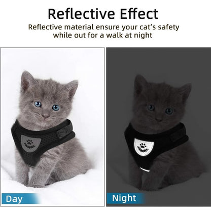 🐱🌙✨ Fényvisszaverő csíkkal ellátott, állítható és lélegző macskahordozó – biztonságosabbá és kényelmesebbé teszi a sétát, és éjszaka is jobban láthatóvá teszi a macskát 🐾